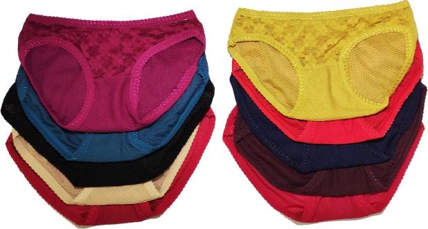 Combo 10 Quần Lót Nữ Thông Hơi Pha Ren Siêu Đẹp