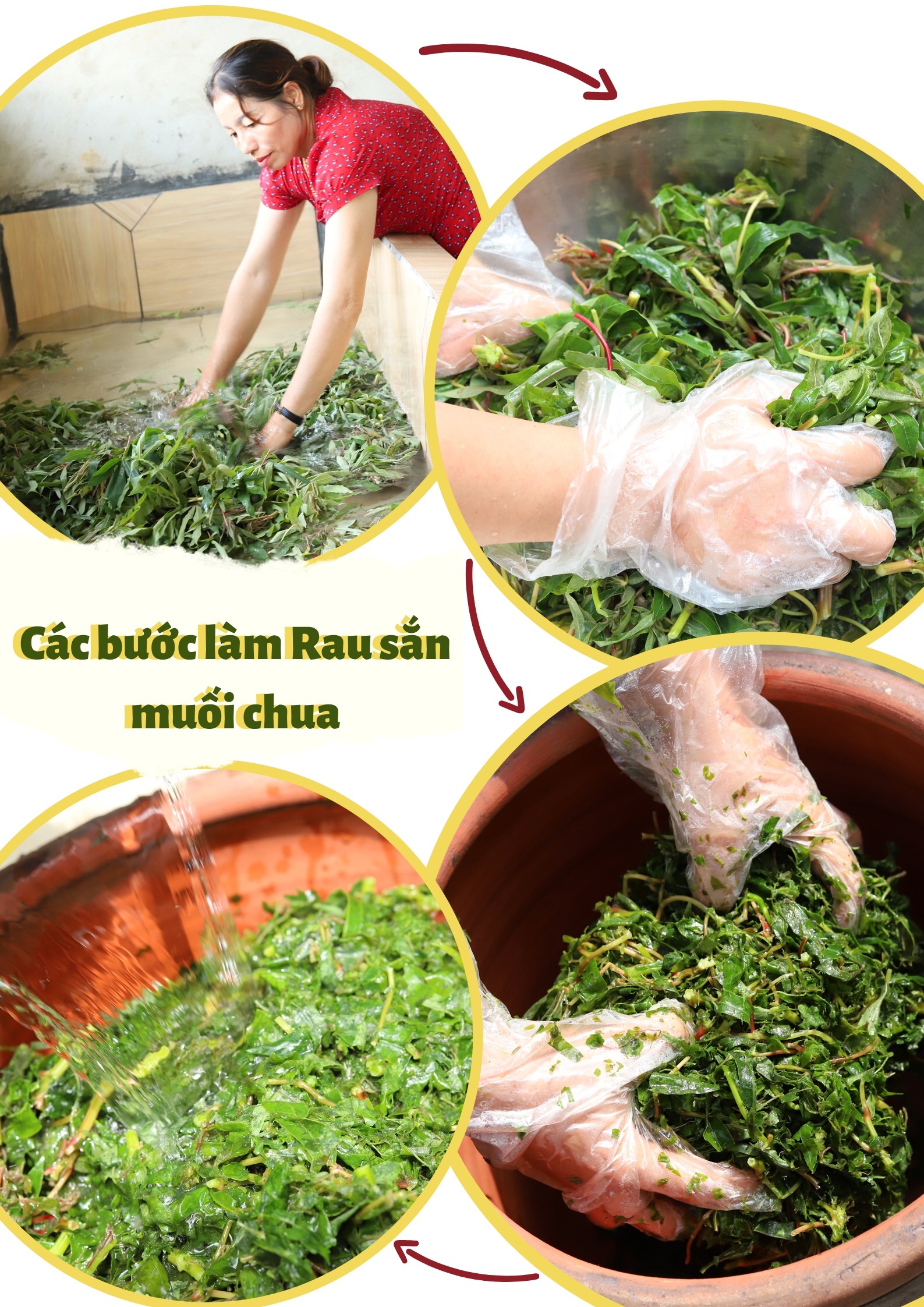 Rau sắn muối chua loại 1kg