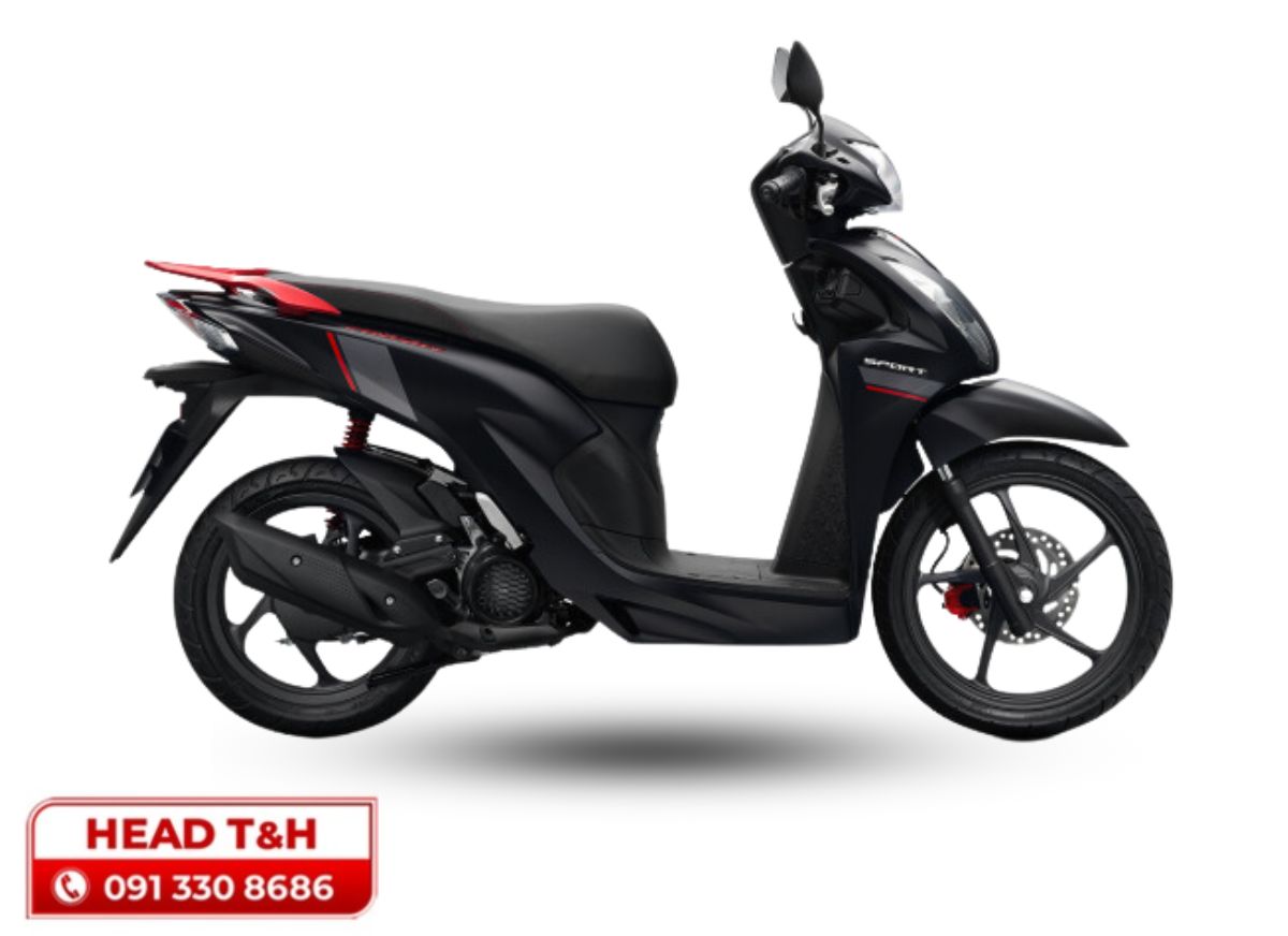 XE MÁY HONDA VISION PHIÊN BẢN THỂ THAO MÀU ĐEN MỜ ĐỜI 2025