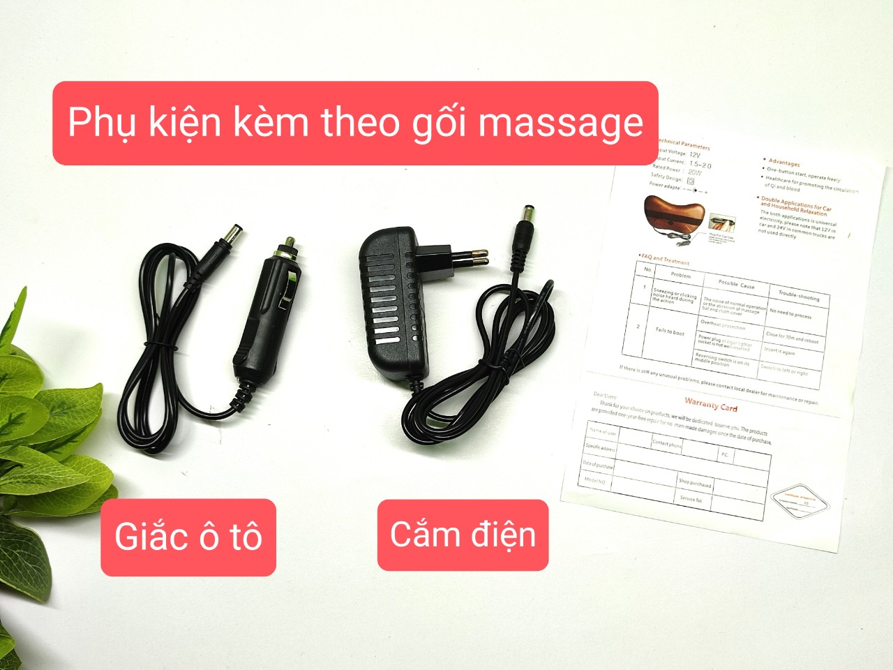 Gối Massage Hồng Ngoại 8 Bi - Phiên bản mới - GM 266