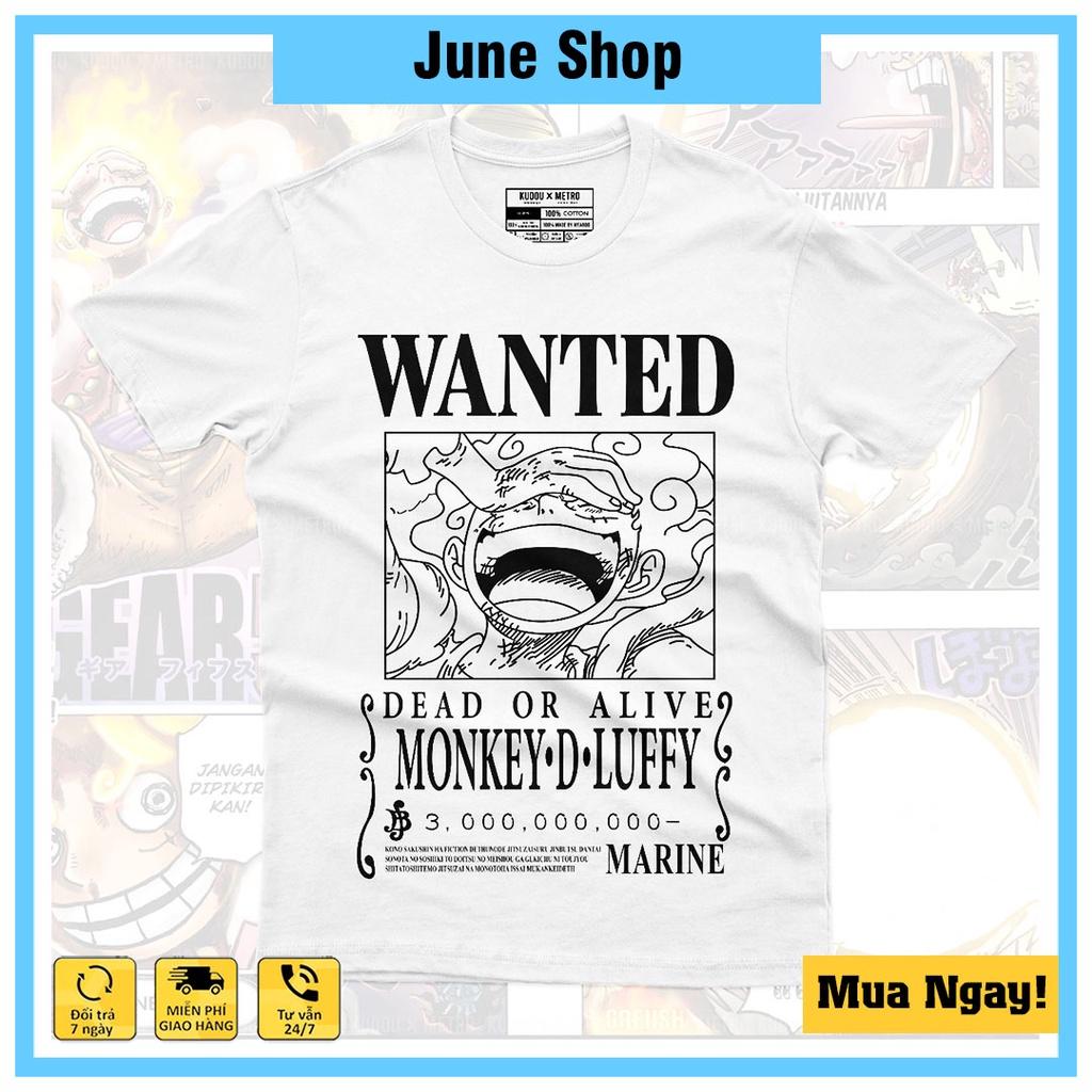 Mẫu Mới Áo One Piece, Áo Luffy Gear 5 Wanted 3 Tỉ Beri - Lệnh Truy Nã Mới Nhất Cực Chất, Siêu Giá Rẻ