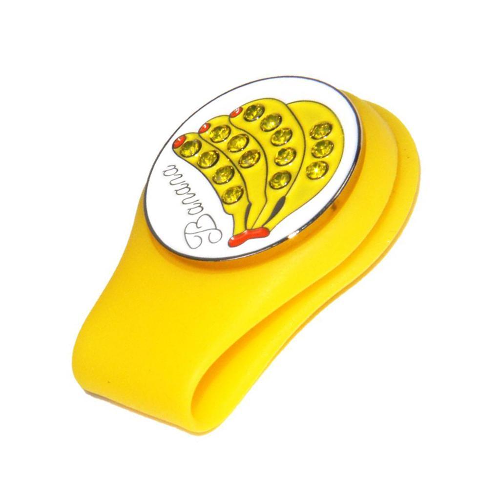 3 Pack Golf Hat Clip Golf Ball Marker with Detachable Pattern Plate