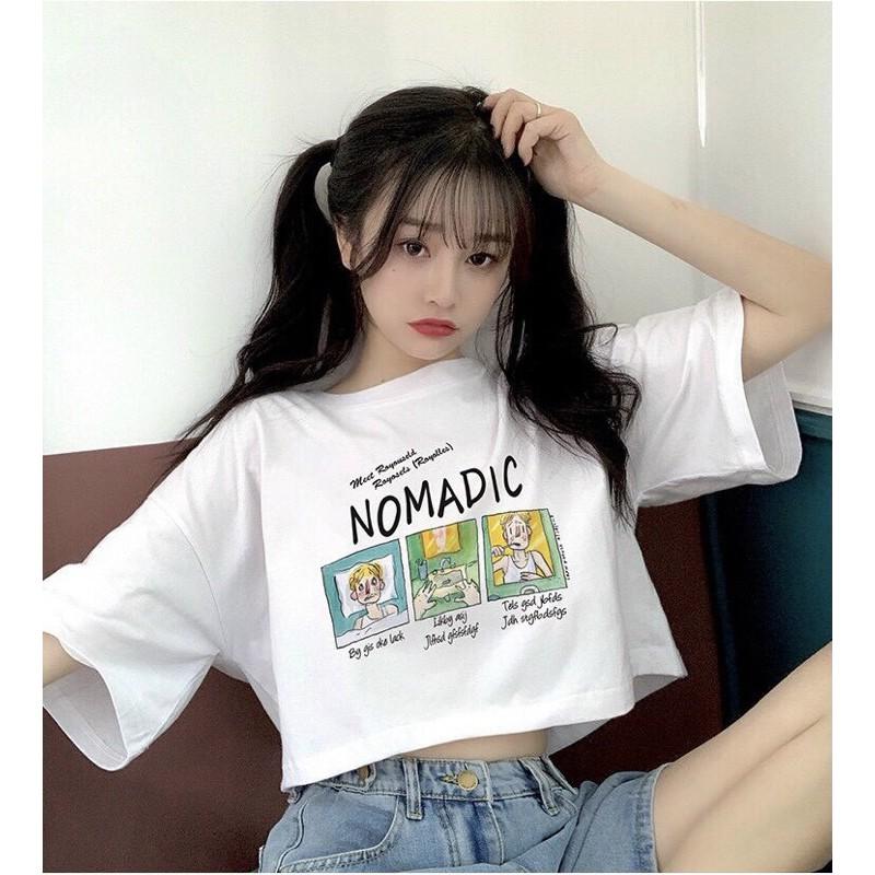 Croptop nữ Áo crop Nomadic form rộng siêu xinh