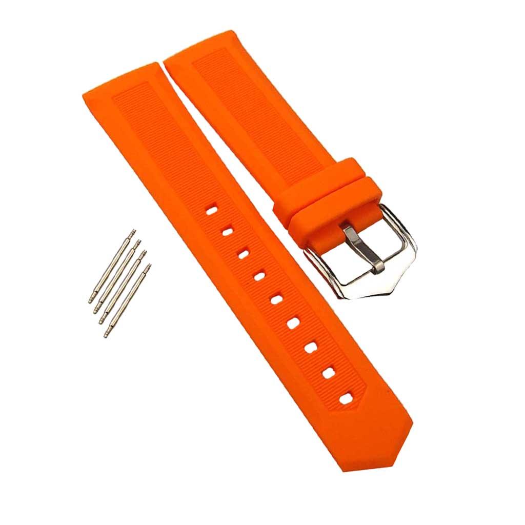 Silicone Rubber Replacement Watch Bands Waterproof Spring
