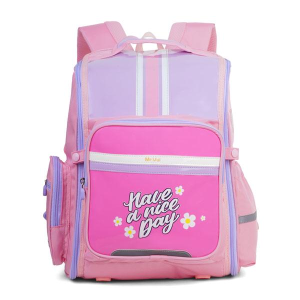 Ba Lô Chống Gù Have A Nice Day - Mr.Vui 1041 - Màu Hồng