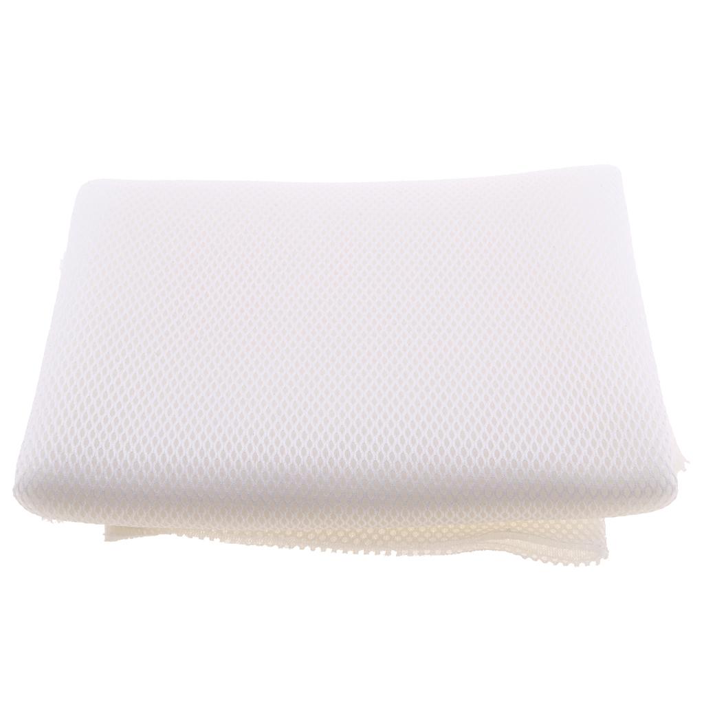 2xSpeaker Grill Cloth Stereo Gille Fabric Speaker Mesh Cloth White