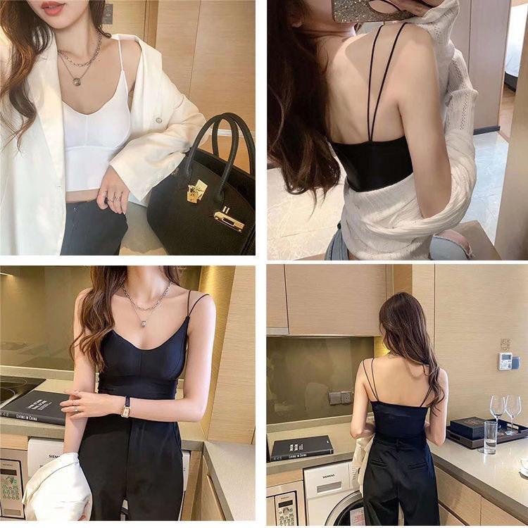 Áo Bra Đúc Su Dây Mảnh Croptop 115