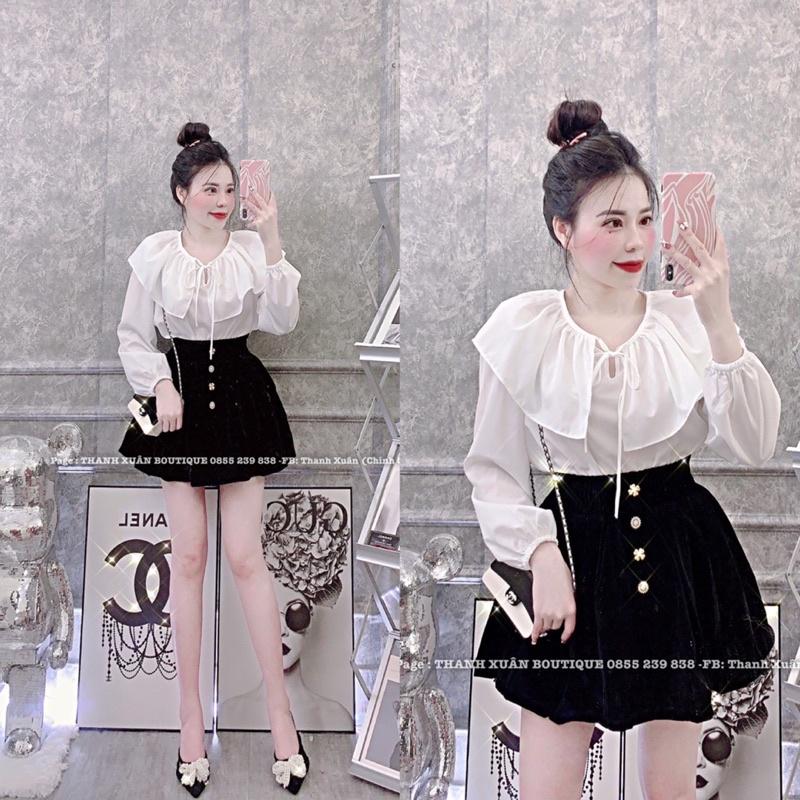 Áo Thô Cổ Bèo Siêu Xinh Áo Nữ Kiểu Có Ảnh Thật Kèm Video