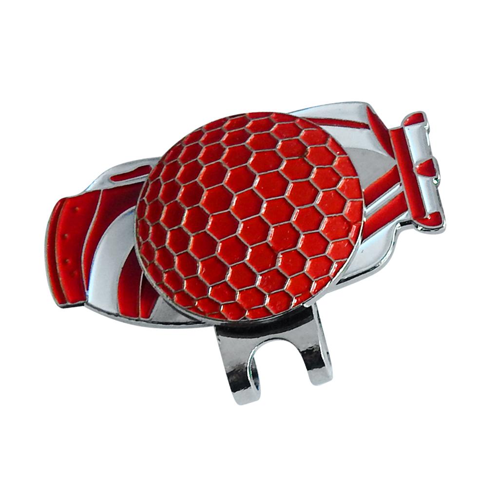 Alloy Golf Magnetic Ball Marker with Hat Clip Golf Accessories, Blue
