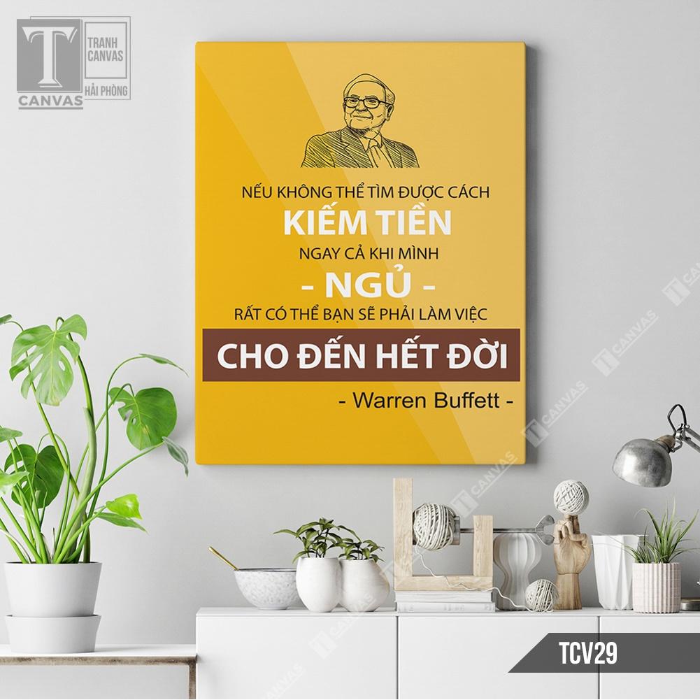 Tranh Canvas treo tường động lực văn phòng câu nói slogan truyền cảm hứng TCV29-30-88-89