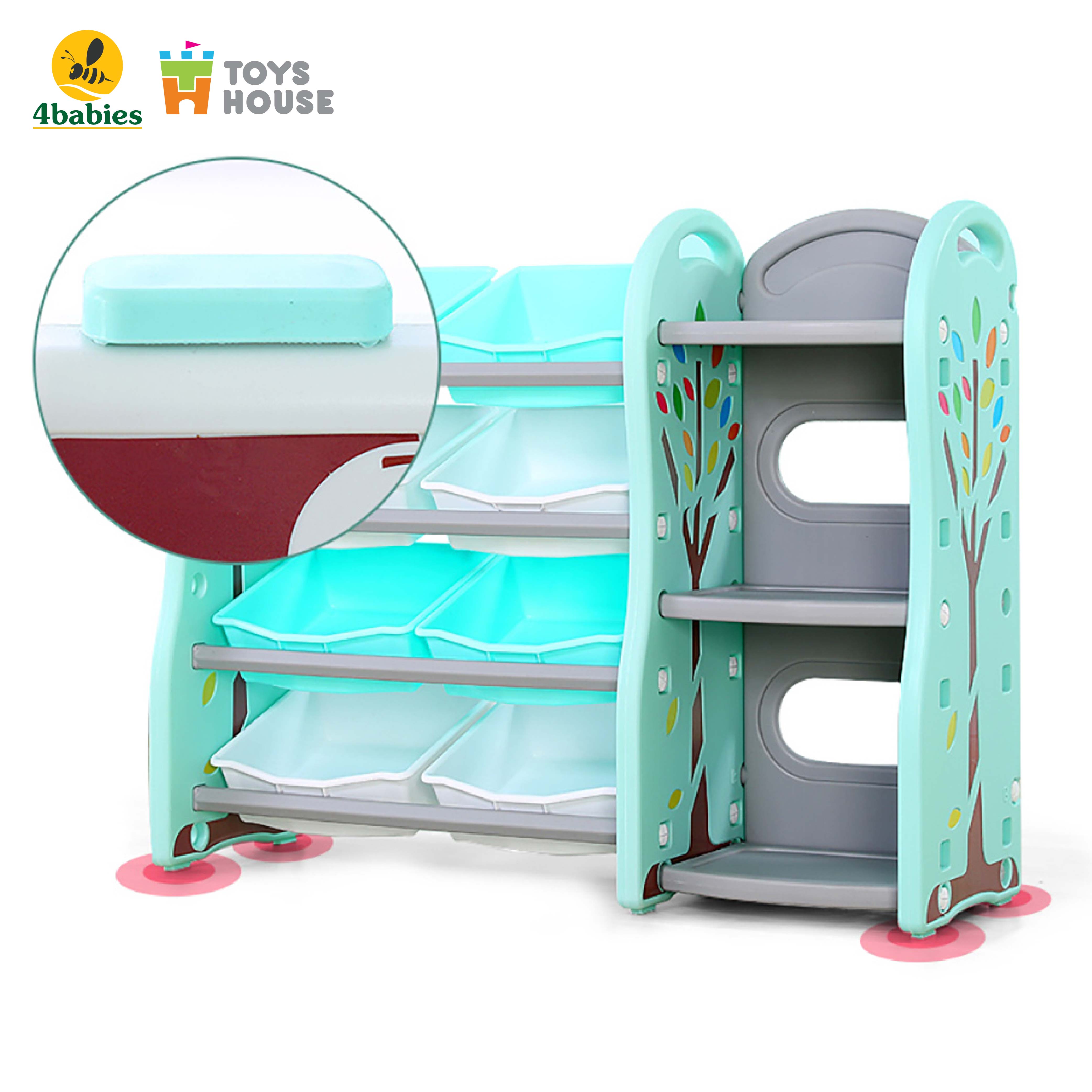 Kệ để đồ chơi, đồ dùng đa năng cho bé Toys House WM21E085, hàng chính hãng cao cấp