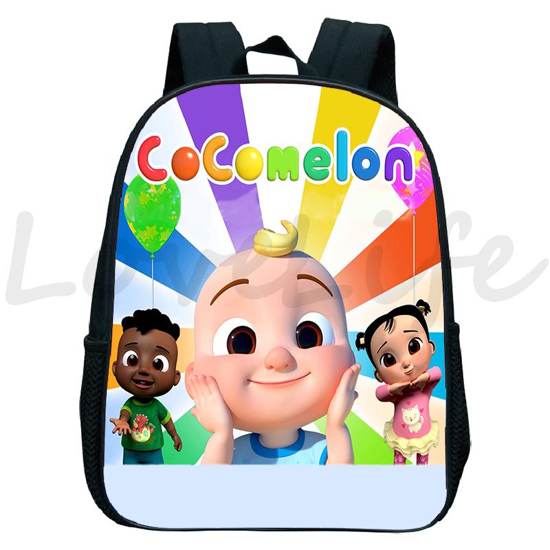 Cocomelon Ba Lô Cho Bé Sinh Đựng Trẻ Em Mẫu Giáo Trường Túi Trẻ Em Anime Ba Lô Bé Trai Bé Gái Hoạt Hình Có Túi Quà Tặng Dễ Thương