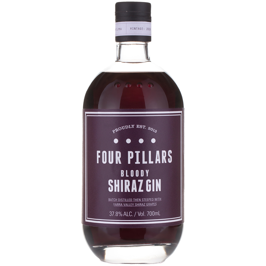 Combo 4 chai Fourpillars Mini 200ml: 1 Olive Leaf 43.8%, 1 Spiced Negroni 43.8%, 1 Rare Dry 41.8%, 1 Bloody Shiraz 37.8% - Kèm hộp