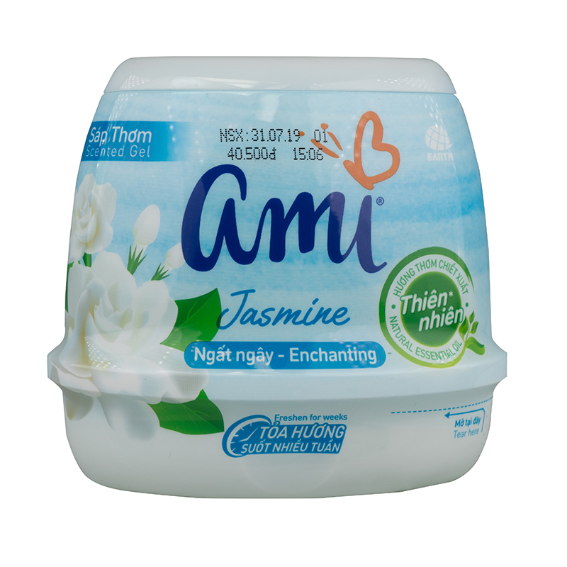 Lốc 3 Hộp Sáp Thơm Ami Jasmine - Ngất Ngây 200g