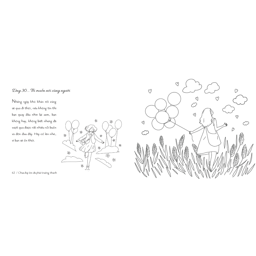 Sách Chưa Kịp Lớn Đã Phải Trưởng Thành - Tô Màu Cuộc Sống