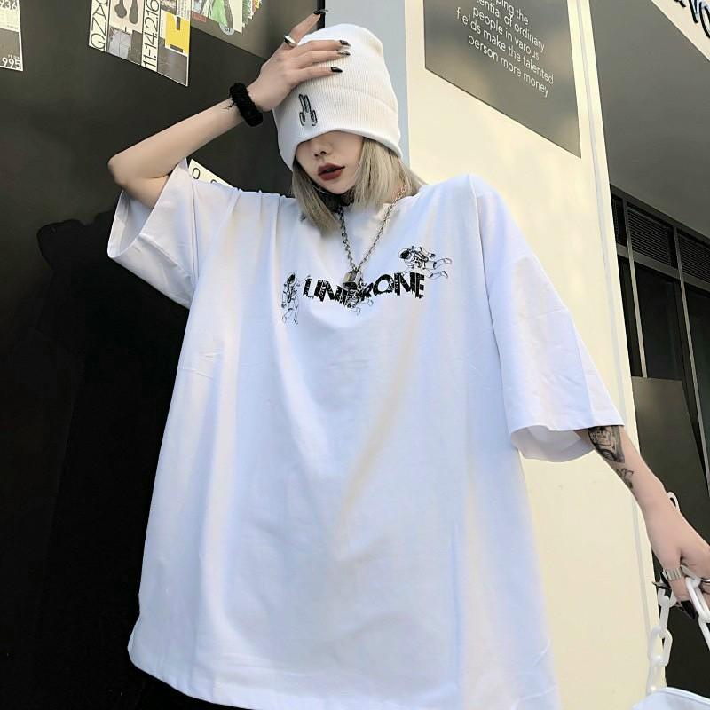 Áo thun tay lỡ Unisex Freesize từ 40-70kg