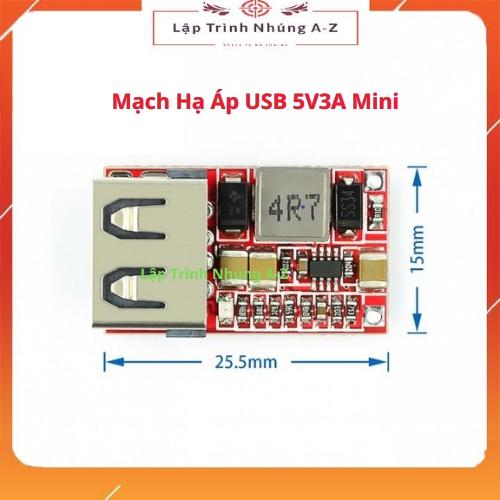 [Lập Trình Nhúng A-Z][144] Mạch Hạ Áp USB 5V3A Mini