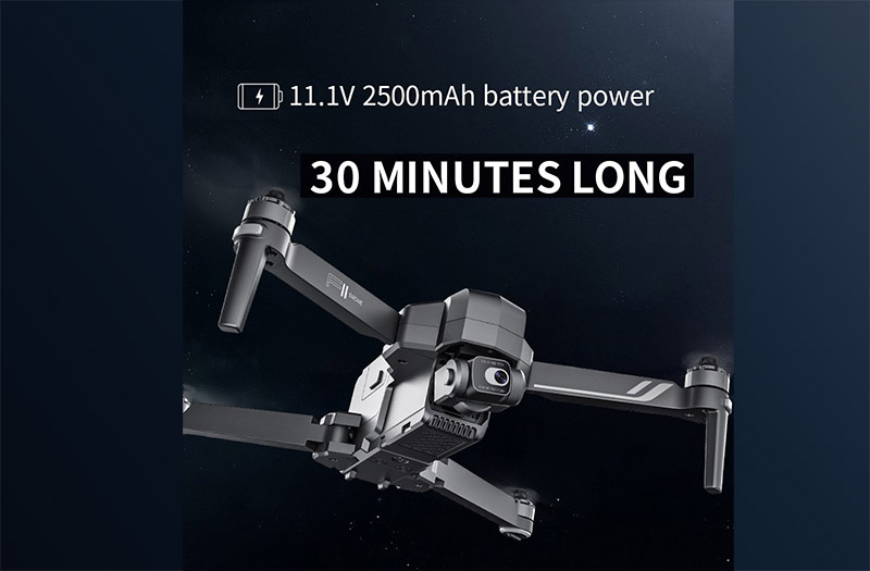 Flycam SJRC F11s 4K Pro 3Km 2021 – Gimbal chống rung 2 trục và chống rung điện tử EIS - thời gian bay 30 phút - Hàng Nhập Khẩu