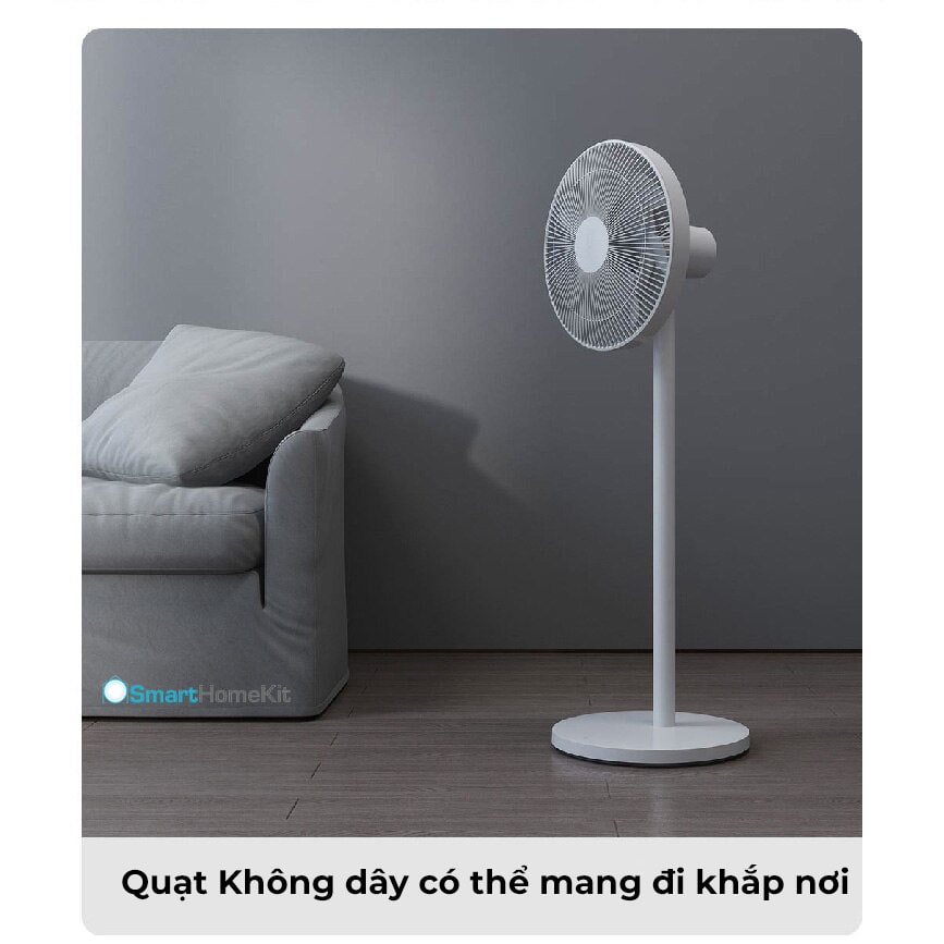 Quạt Điện Thông Minh Smartmi Standing Fan 2S động cơ không chổi than biến tần DC - Hàng Chính Hãng