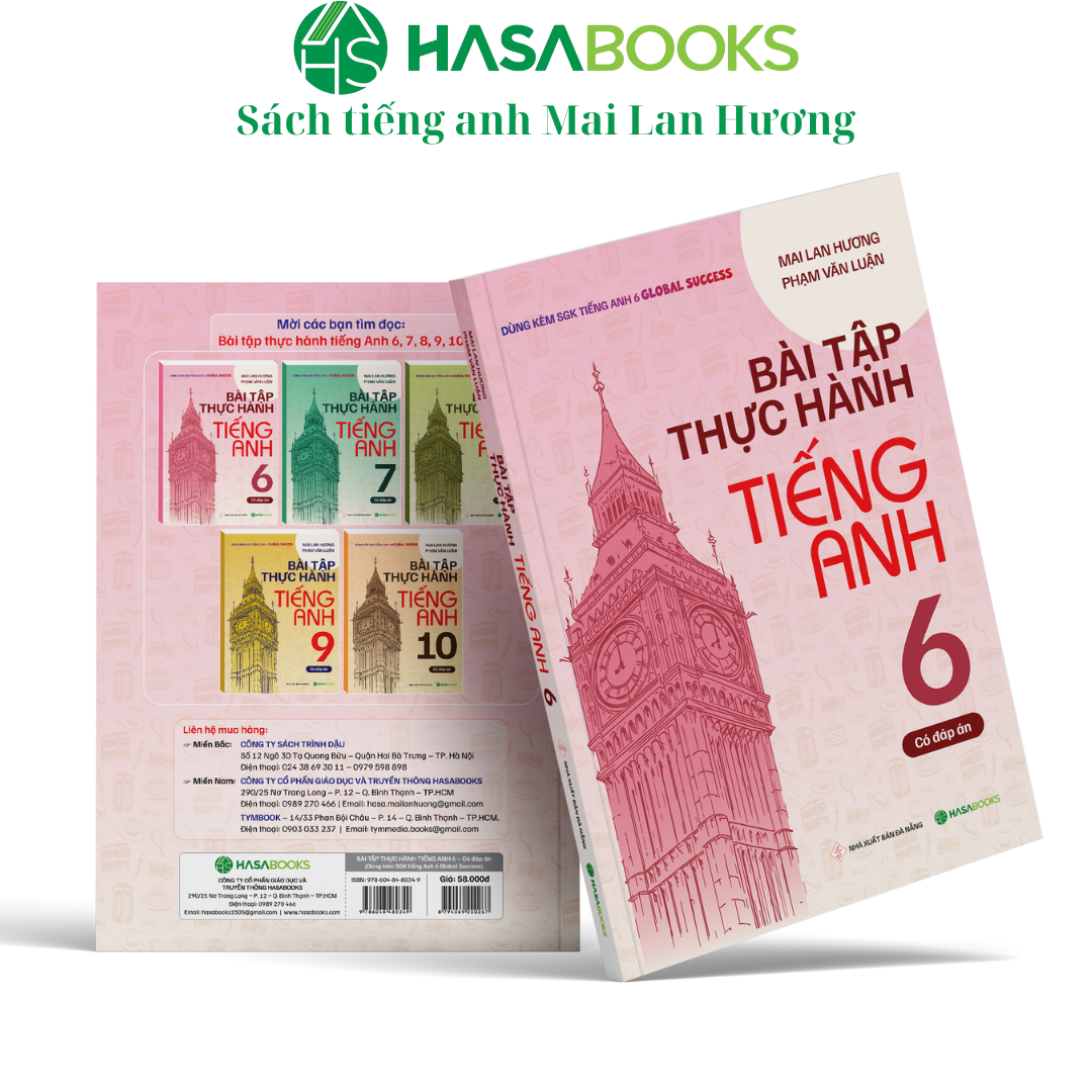 Bài Tập Thực Hành Tiếng Anh 6 Global Success (Có Đáp Án) - Mai Lan Hương