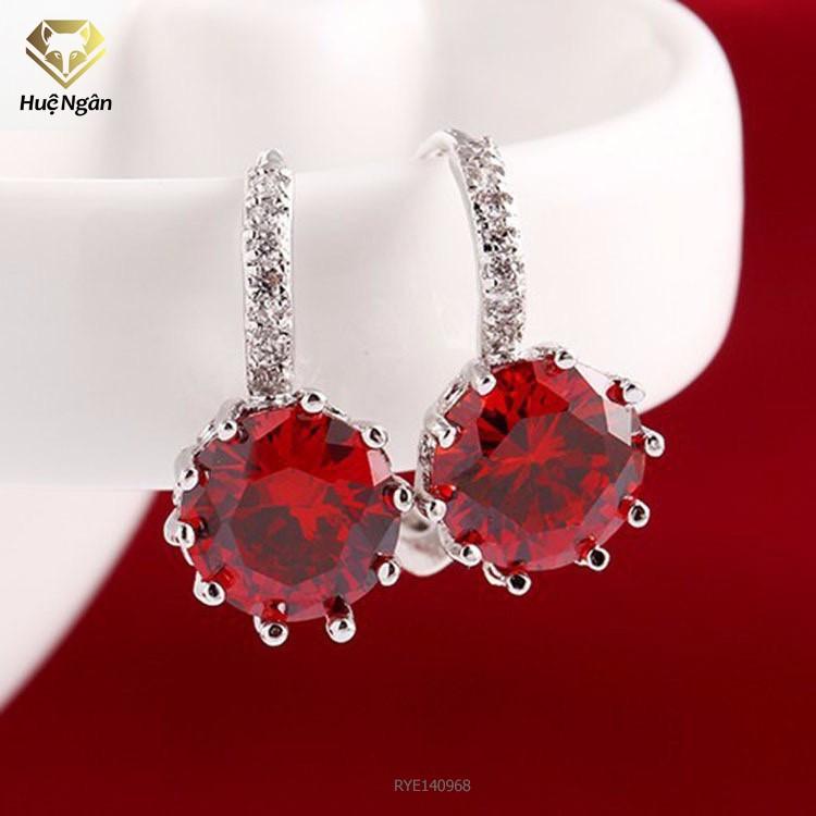 Bông tai bạc Ý Huệ Ngân - Hạt xinh RYE140968