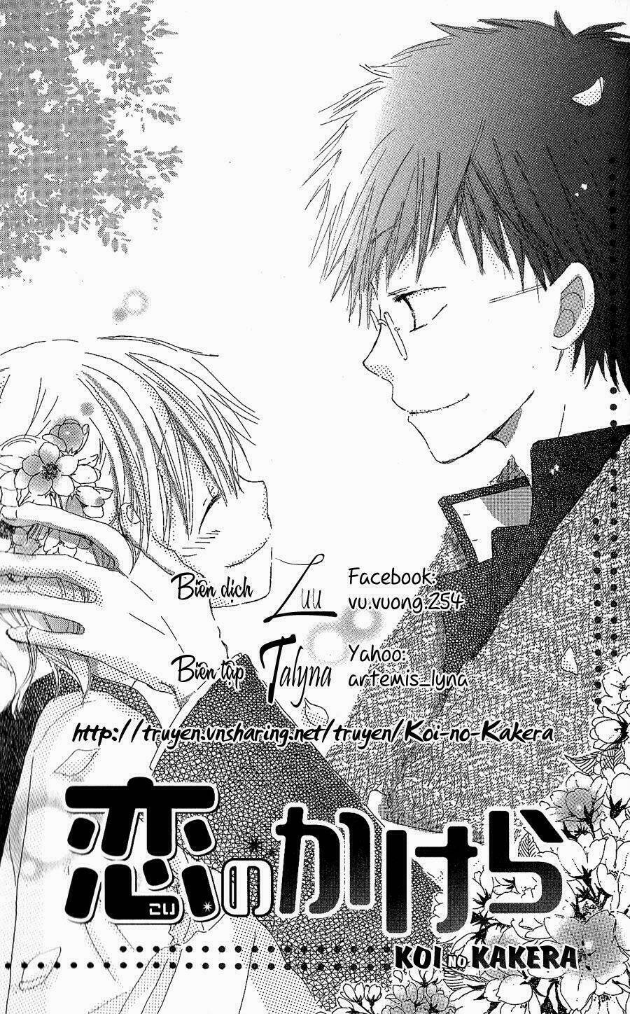 koi no kakera những mảnh tình chapter 0 1