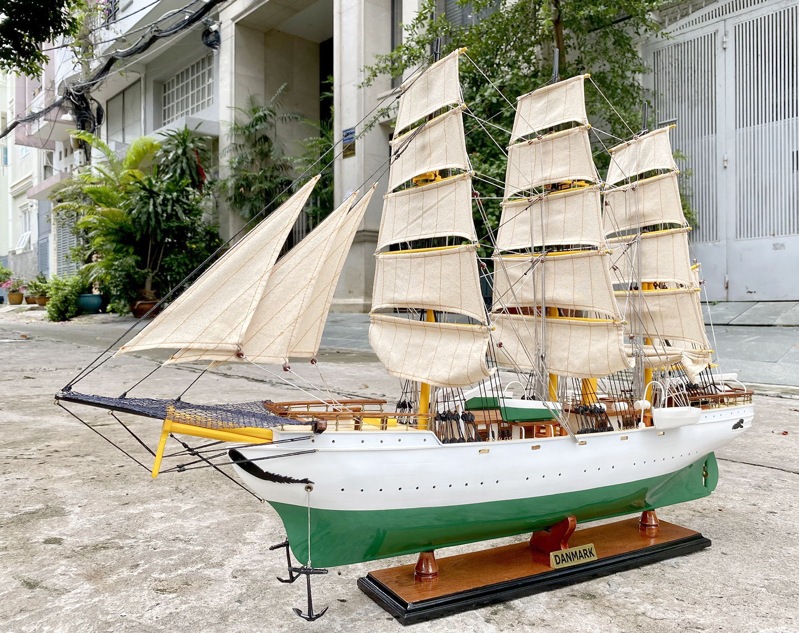 Mô hình thuyền buồm gỗ mini  Shop Quà Tặng Pandagift