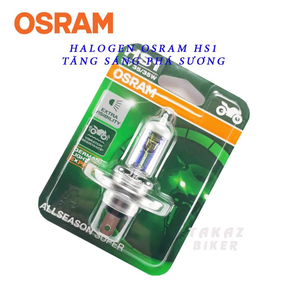 Bóng đèn HAL OSRAM HS1 Air Blade, Wave RS , Exciter , Vison tăng sáng phá sương màu vàng nắng 64185ALS-01B 35/35W 12V