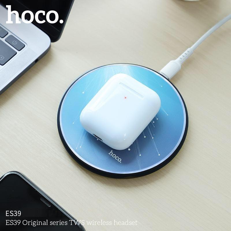 Tai nghe Bluetooth True Wireless dành cho Hoco ES39 Original series V5.0 (Trắng) - Hàng chính hãng