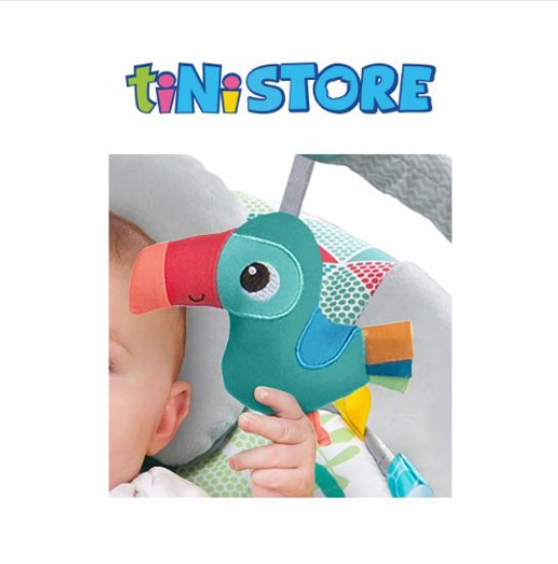 tiNiStore-Đồ chơi ghế rung họa tiết chim Toucan đáng yêu Bright Starts 10589