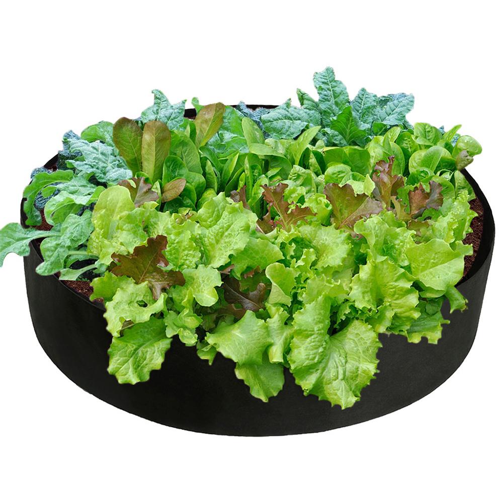 Túi vải tròn trồng cây, thiết kế lỗ thoáng khí thúc đẩy bộ rễ khỏe mạnh, Bền, có thể giặt và tái sử dụng
