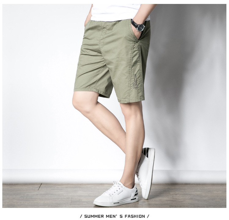 Quần short nam mùa hè quần cotton rộng rãi thời trang phong cách Hàn Quốc mã K-8997