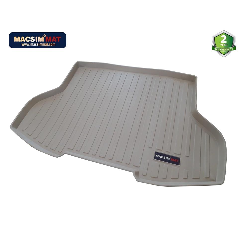 Thảm lót cốp xe ô tô Honda Civic 2016-2017 nhãn hiệu Macsim chất liệu TPV cao cấp màu đen