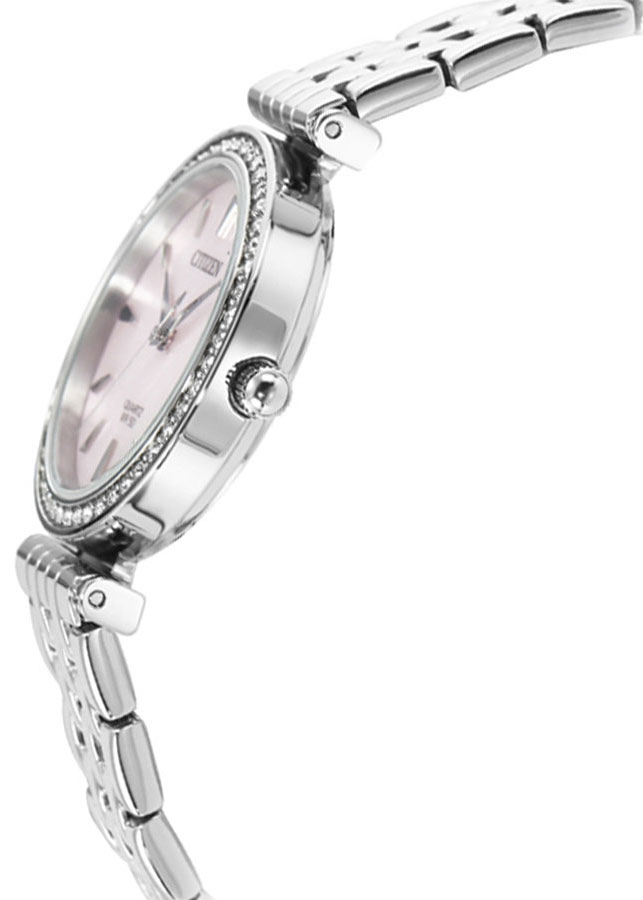 Đồng Hồ Nữ Citizen Đính Đá Swarovski Dây Thép Không Gỉ ER0210-55Y - Mặt Hồng