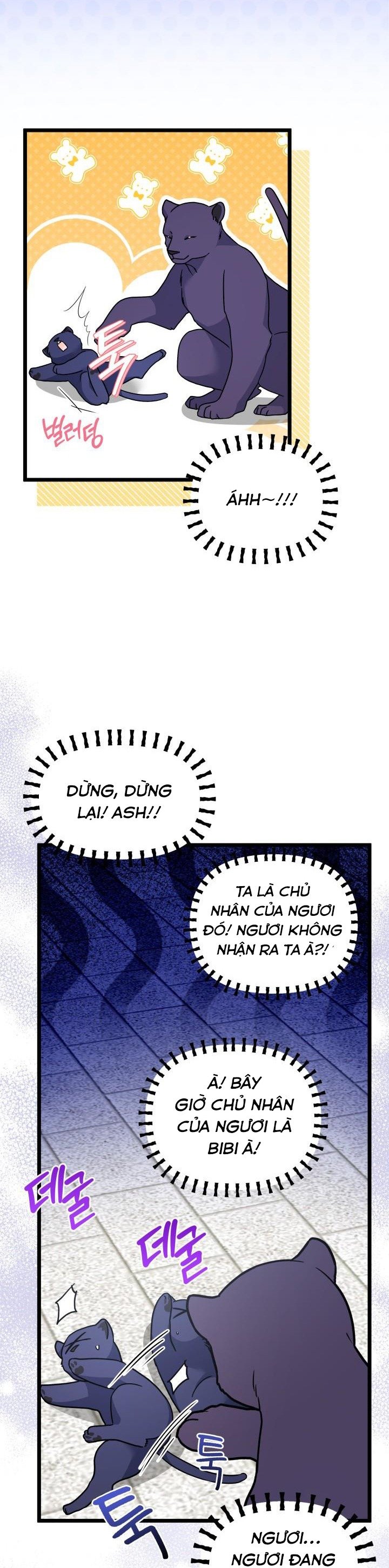 mối liên kết giữa báo đen và bé thỏ chapter 160 14