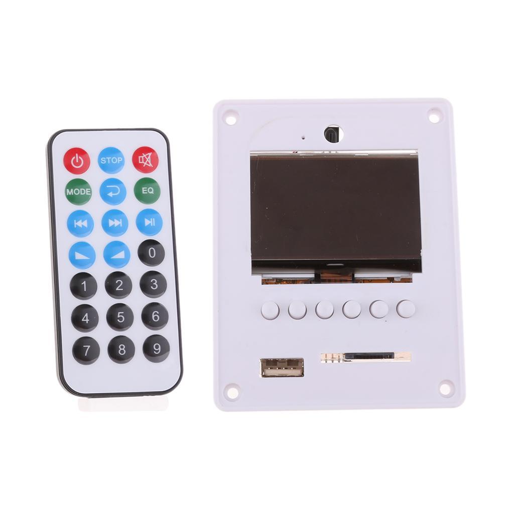 12V Car Wireless Bluetooth WAV APE MP3 Decoder Board Recording USB TF