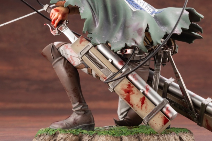 Mô Hình Nhân Vật Levi Ackerman - Trong Phim Attack On Titan - Cao 18cm - Trang Trí Bàn Làm Việc