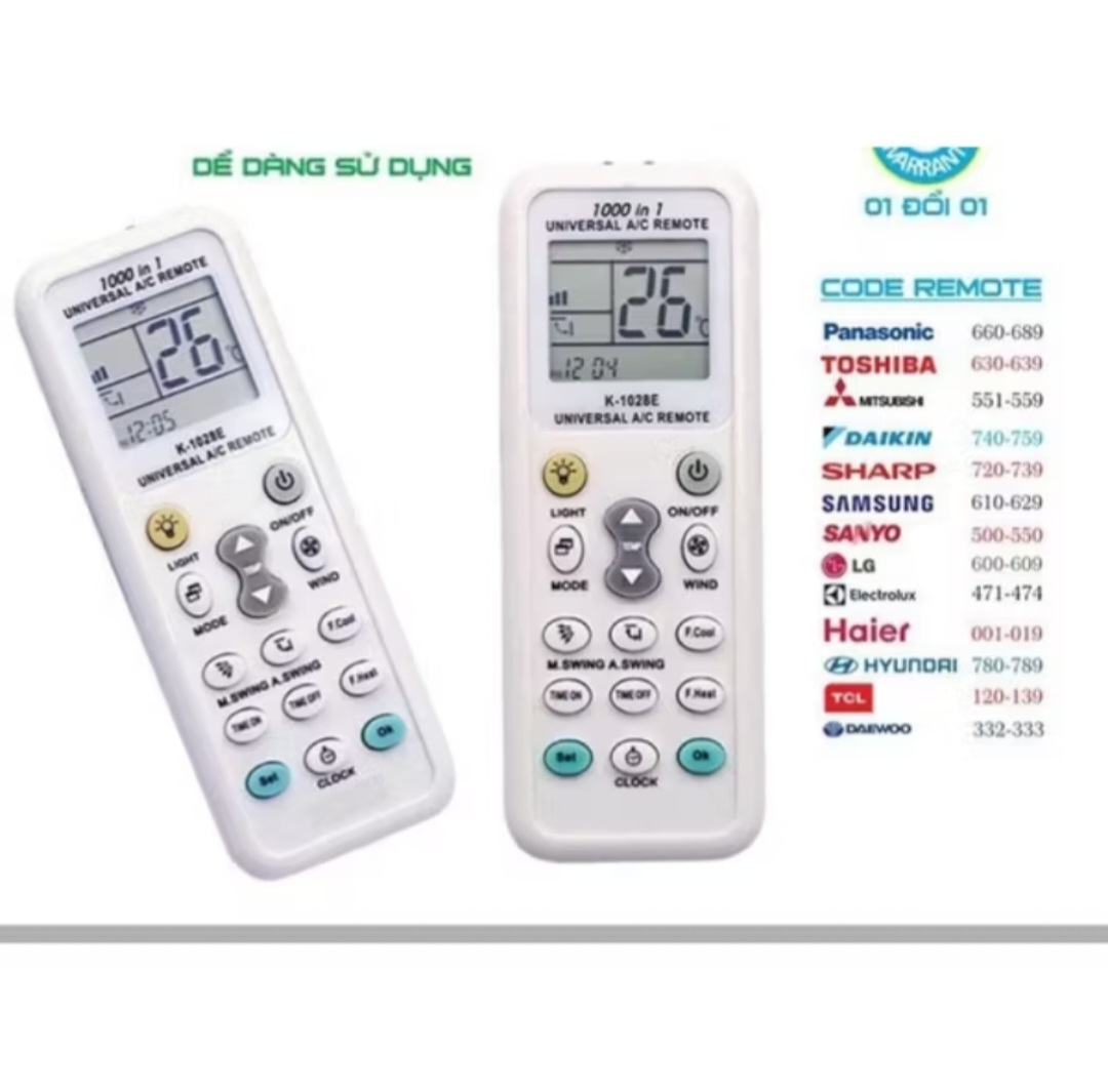 ĐIỀU KHIỂN TỪ XA MÁY LẠNH ĐIỀU HÒA ĐA CHỨC NĂNG