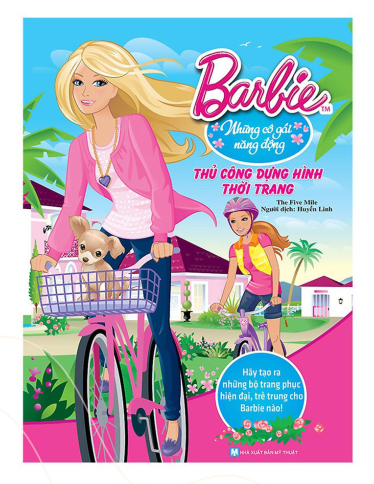 Bộ Sách Ghép Hình - Barbie Thủ Công Dựng Hình Thời Trang (10 Cuốn) - Bản Quyền