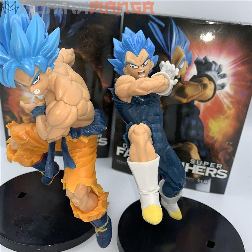 Combo 2 mô hình nhân vật Son Goku và Vegeta Blue Dragon Ball Bảy Viên Ngọc Rồng Songoku Super Saiyan God Siêu Xayda