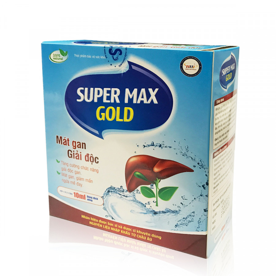 Thực phẩm chức năng: Mát gan - giải độc Super Max Gold