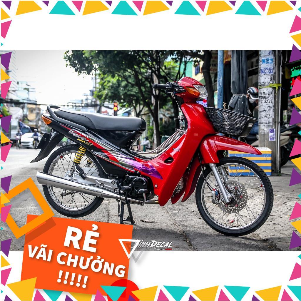 Tem Rời Wave Nhỏ Mẫu S 110 Thái Đen Đỏ Tím