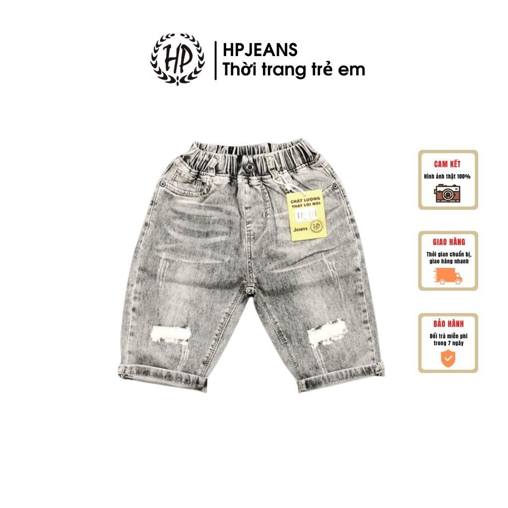 Quần Jean Bé Trai HPJEAN362 Quần Bò Bé Trai HPJeans Chất Liệu 100% Cotton Cao Cấp Cho Các Bé Từ 7 Đến 10 Tuổi