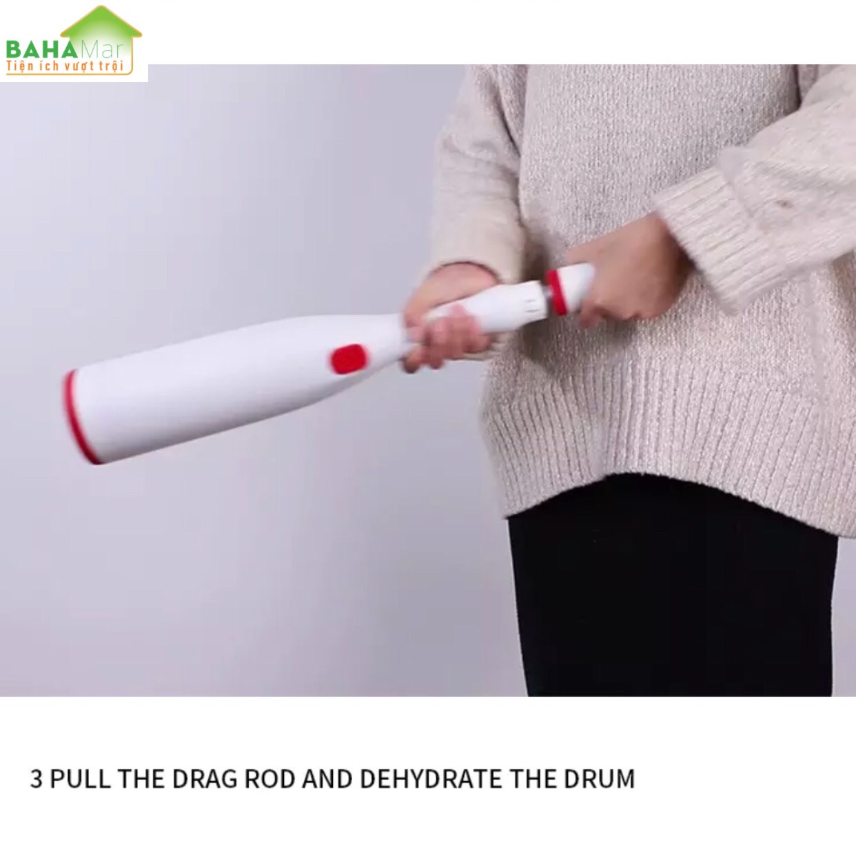 CÂY LAU NHÀ PHẲNG XOAY 360 ĐỘ TỰ ĐỘNG VẮT LÀM SẠCH "BAHAMAR" giúp vệ sinh sàn nhà một cách dễ dàng, lau chuyên nghiệp