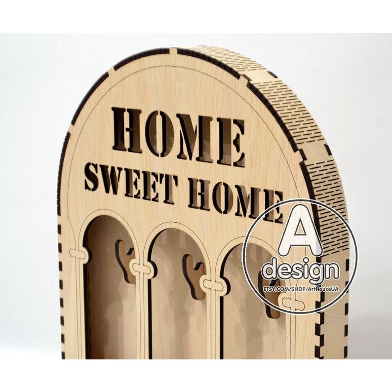 Kệ treo tường decor mẫu móc chìa khóa