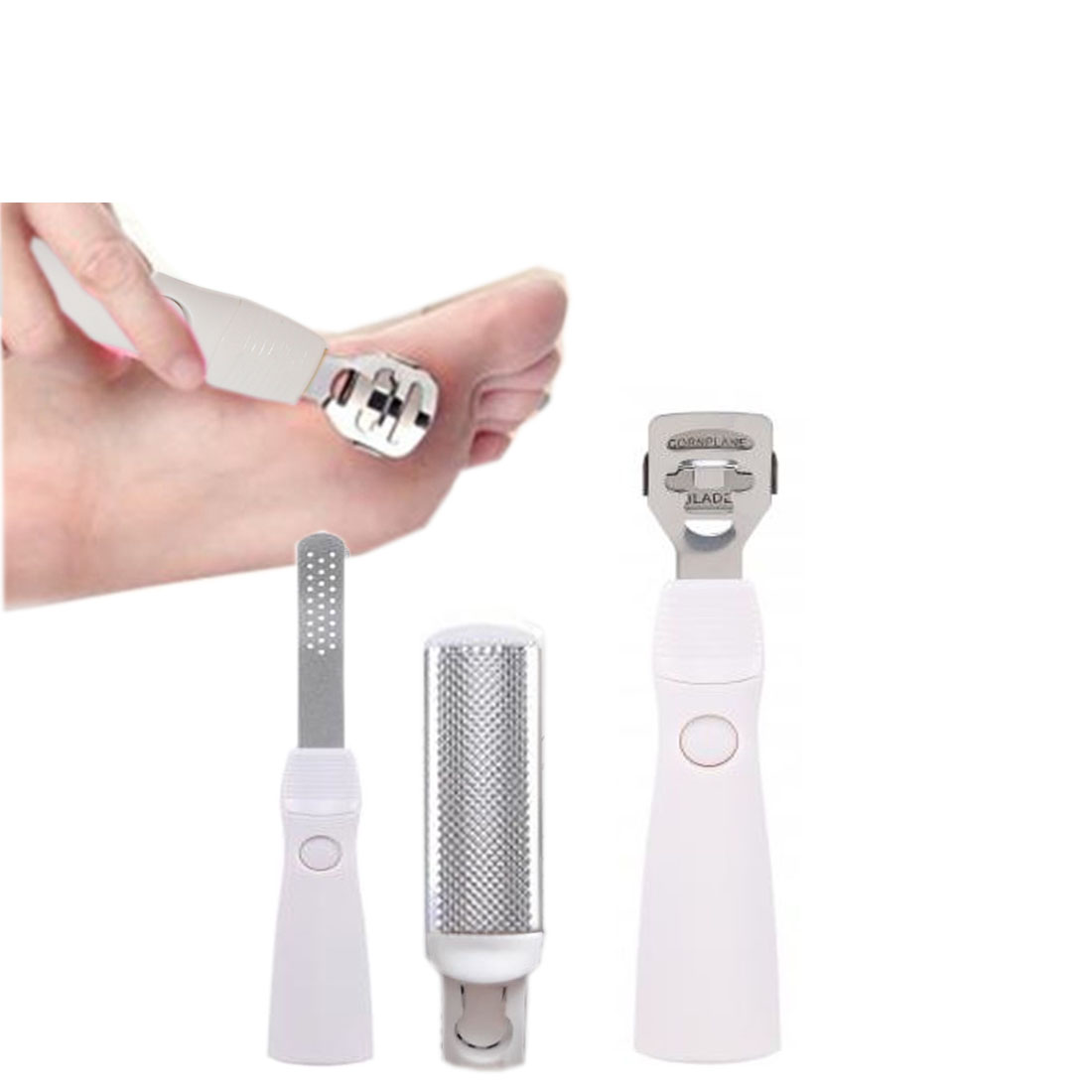 Bộ dụng cụ chà gót chân, cắt chai chân,nạo gót chân, chăm sóc bàn chân Multi-purpose Cuticle Removal Pedicure Tool Kit thiết kế Nhật Bản- MNS040