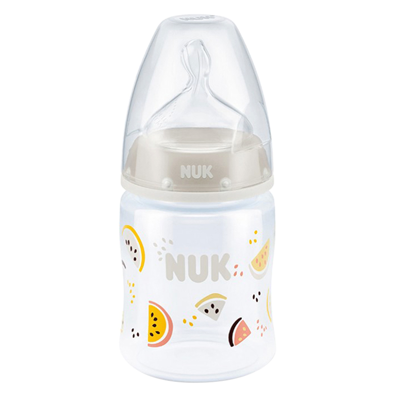 Bình Sữa Nhựa PP 150ml Núm Ti Silicone S1 Nuk NU66132 (Size M) - Màu Ngẫu Nhiên