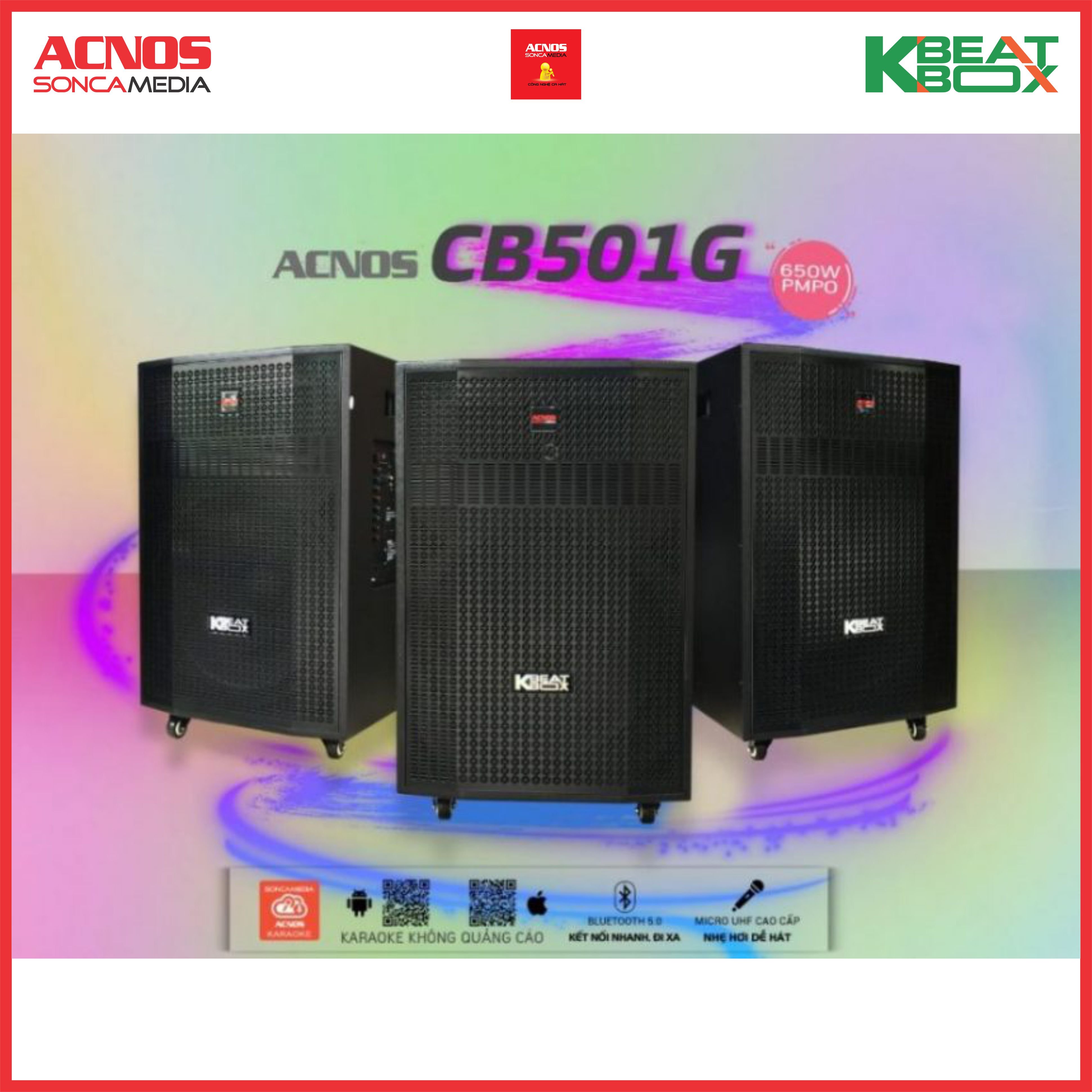 Dàn âm thanh di động ACNOS CB501G