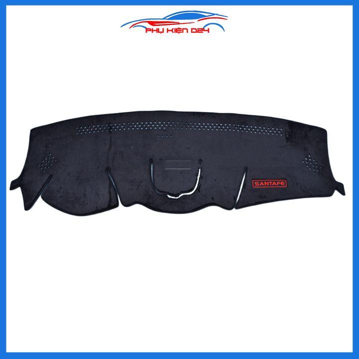 Thảm taplo Santafe 2015-2016-2017-2018 chống nắng nóng làm mát xe mở rộng tầm nhìn