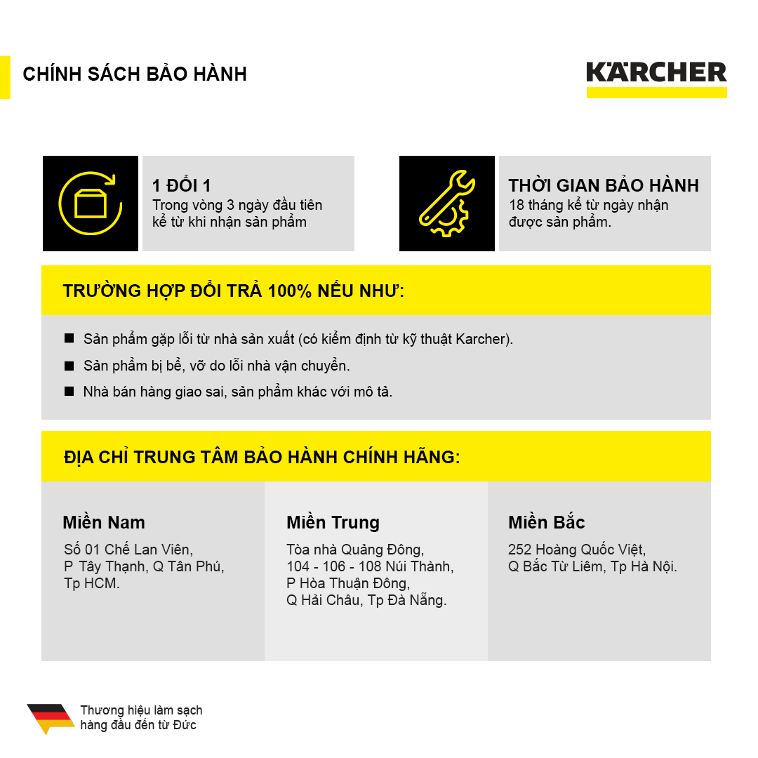 Máy Hút Bụi Cầm Tay Karcher VC 4s - Hàng Chính Hãng